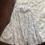 ZARA nwt  white floral midi skirt small/medium Photo 0