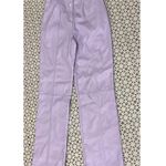 4th&Reckless Tropez Leather Trouser in Lilac Small Womens Vegan Faux Leather Purple Photo 4