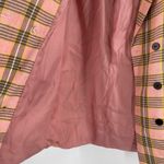 Nasty Gal Blazer Dress Size 8 Plaid Decisions Menswear Style Pink Yellow Button Photo 10