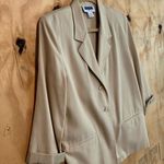 Sag Harbor Vintage Prophecy by  Tan Office Business Blazer Jacket Sz 6 Photo 2