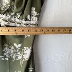 Inspired Hearts Dress Milkmaid Y2k Medium Floral‎ Maxi Cottagecore Puff Sleeve Green Photo 8