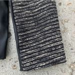 Athena Marie Brand Black & White Faux Leather Jacket Large Photo 4