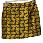 J.Crew Elephant Jacquard Mini Skirt
Black Gold Size 4 Photo 6