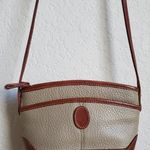 Liz Claiborne Vintage Zippered Leather Purse Clutch Cream Leather Brown … Photo 0