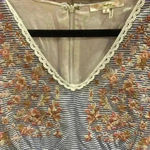 Andrée Floral Embroidered V Neck Dress size Small Pristine Photo 3