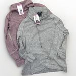 Chelsea & Theodore Set of 2 Size S Sweaters Pink Gray Cowl Neck Cozy Tops Soft Photo 0