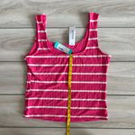 Nine Britton  Gwendolyn Cropped Knit Top Pink Large NWT STITCH FIX Photo 3