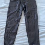 Leather Joggers Black Photo 0