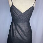 Silence + Noise Black Metallic Stardust MiniDress Photo 8