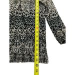 Inc international Concepts Black & Brown Mesh Long Sleeve Blouse Size M | 44-15 Photo 4