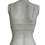 Aerie  small white lace V wire bralette Photo 6