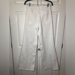 Good American  White Wide Leg Trouser Pants Size 10/30 Photo 5