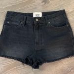 Urban Outfitters BDG Raw Hem black Denim Jean Shorts Size 27 Photo 0