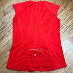 Athleta  | Pacifica UPF Tank In Saffron Quarter Front Zip Top Size S Photo 3