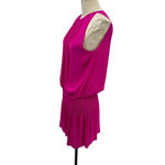 Ramy Brook  Paris Sleeveless Dress in‎ Wild Rose Hibiscus Pink Size Medium Photo 5