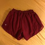 Lululemon Deep Rouge Red Athletic Mesh Short Hotty Hot Shorts 4” Photo 6