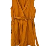 Anthropologie Maeve | S /4 Luana Romper Shorts Wrap Front Sleeveless Womens Photo 1