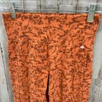 REI Coop Leggings Womens Small Orange Take your Time 7/8 Printed Pockets Photo 1