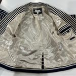 J.Crew J. Crew Schoolboy Navy Blue & White Striped Long Sleeve Button Blazer Size 00 Photo 6