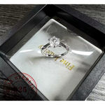 Boutique NEW 1Ct Simulated‎ Diamond 14k White Gold-Plated S925 Engagement Ring, Size 8 Photo 6