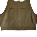 Outdoor Voices  Move Free Olive Green Crop Top Size M Photo 8