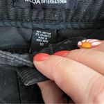 Moda International Vintage Black Corduroy Wide Leg Baggy Adj. Cinch Ankle Pants Size 10 Photo 5