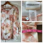 Alfred Dunner  Shirt Blouse Womens‎ Plus Sz 22W Floral Semi Sheer Lined Church Photo 1