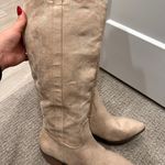 Universal Threads Beige Cowgirl Boots Photo 0