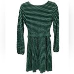 Maeve Anthropologie Malta Dress Size XS Green Mini Faux Wrap Belted Tie Photo 3