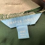 Draper James Women Floral Smocked Blouse XXL Green Garden Party Cottagecore Chic Photo 2