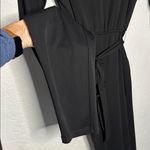 Ralph Lauren Classic Black Jumpsuit Tapered Belted Pockets 3/4 Sleeve Cocktail Photo 6