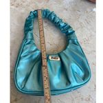 Justice Blue Satin Scrunch Handle Shoulder Bag Photo 2