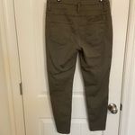 Tinseltown  women’s skinny multi-buttoned olive green jeans‎ — size 12 Photo 5