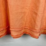 Tru Luxe Jeans Peach Long Sleeve Embroidered Top XL Orange Photo 4