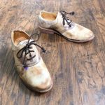 Bed Stu • Fury saddle oxfords tan taupe leather lace up shoes beige Photo 13