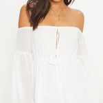 Pretty Little Thing Chiffon Flared Sleeve Playsuit Photo 1