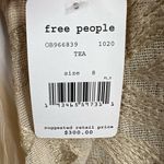 Free People Dress 8 Cleo Long Sleeve Minidress In Neutral New Photo 7
