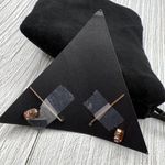 LUV‎ AJ Diamond Kite Crawler & Stud Earring Set Rose Gold Photo 2