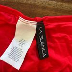 La Blanca  Cheeky Bikini Bottom Booty Scrunch Swim Red‎ NWT Size 16 (XL) Photo 1