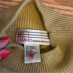 Milano Gold Cowl Neck Sweater with Relaxed Fit and Long Sleeves Size L Photo 4