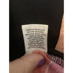 Notations Striped Blouse Size L Pink Peach Tan Black Built In Cami Career Office Workwear Photo 5