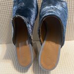 Vero Cuoio  Navy Velvet Mules Photo 2