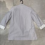 H&M  Blue and White Striped Blazer {XS} Photo 3