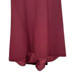 Amsale Makayla Bridesmaid Dress in Ruby Long Elegant Gown size 14 Formal Red Photo 4