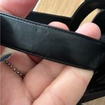 ZARA 🆕 Black Faux Fur Lined Flat Cage Sandals 9/40🆕 Photo 14