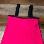 NWOT Nux Flowy Athletic Tank Shelf Bra Removable Cups‎ Pink Black M Size M Photo 5