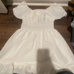 Amazon  White Tie Back Dress Photo 0