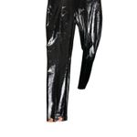 Spanx  Faux Patent Leather Leggings Size Medium Black Photo 4