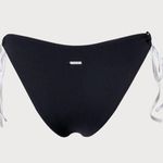 Berlook Contrast Triangle Halter Bikini Top and Contrast Tie Bikini Bottom 43 Black Size M Photo 11