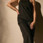 James Perse  navy blue halter top maxi dress size 3 - large NWT Photo 0